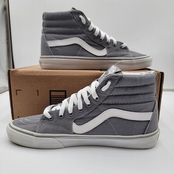 Vans Sk8-Hi Gray Mens Sz 10 (136) - Picture 2 of 10